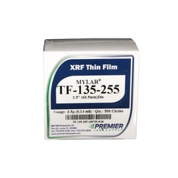 Premier Lab Supply Mylar 3.5μm (0.14mil) Pre-Cut Circles, 2.5” Diameter – PN# TF-135-255