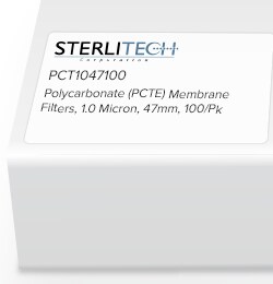 Sterlitech Corporation Polycarbonate (PCTE) Membrane Filters, 1.0 Micron,