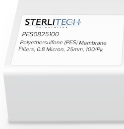Sterlitech Corporation Polyethersulfone (PES) Membrane Filters, 0.8 Micron,
