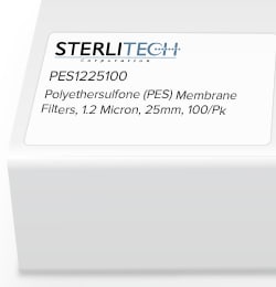 Sterlitech Corporation Polyethersulfone (PES) Membrane Filters, 1.2 Micron, 25mm, 100/Pk