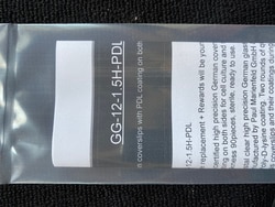 Neuvitro Poly-D-lysine coated sterile High precision German glass coverslips