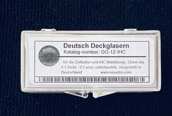 Neuvitro CE certified German glass coverslips for confocal /IHC imaging,