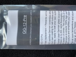 Neuvitro&nbsp;Pre cleaned acid treated sterile German coverslip for cell culture, 12mm dia #1 90/pk