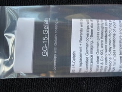 Neuvitro Gelatin coated sterile German glass coverslips for cell culture,