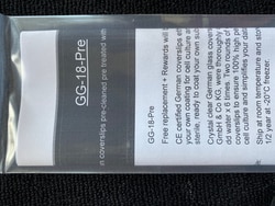 Neuvitro Pre cleaned acid treated sterile German coverslip for cell culture, 18mm dia #1 90/pk
