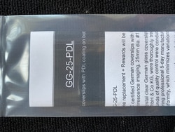 Neuvitro Poly-D-lysine coated sterile German glass coverslips for cell