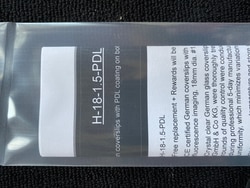 Neuvitro&nbsp;Poly-D-lysine coated sterile German glass coverslips for cell culture, 18mm dia #1.5 thick 45/pk, ready to use in cell culture.