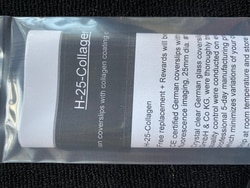 Neuvitro Collagen coated sterile German glass coverslips for cell culture,