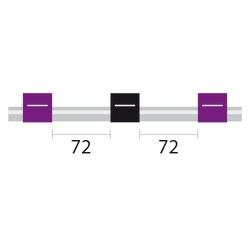 Glass Expansion&nbsp;PVC Pump Tube 3tag 2.29mm ID Purple/Black (PKT 12)