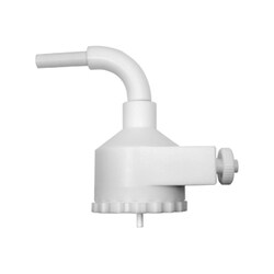 Glass Expansion&nbsp;Tracey TFE Spray Chamber with Helix CT, 50ml cyclonic, PTFE.Includes UFT-16-75 UniFit Connector (1 unit) and 70-803-1439 Helix CT locking screw with seal (1 unit)