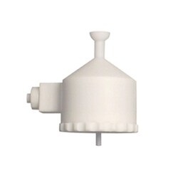 Glass Expansion&nbsp;Tracey TFE Spray Chamber with Helix CT 50ml cyclonic, PTFE.  Includes UFT-16-75 and UFT-2-700 UniFit Connectors (1 each) and 70-803-1439 Helix CT locking screw with seal (1 unit)