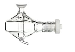 Glass Expansion Twister Spray Chamber with Helix CT, includes UFT-16-75 and UFT-2-700 UniFit Connectors (1 each), and 70-803-1439 Helix CT locking screw with seal (1 unit)