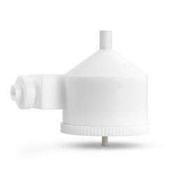 Glass Expansion&nbsp;Tracey TFE Spray Chamber with Helix CT, 50ml cyclonic, PTFE. Includes UFT-2-700 UniFit Connector (1 unit) and 70-803-1439 Helix CT locking screw with seal (1 unit)