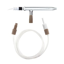 Glass Expansion&nbsp;Conikal DC Nebulizer 2mL/min, Includes NFT-16-75 UniFit Connector with 0.75mm ID x 1.6mm OD x 700mm long tubing (1 piece) and 70-803-1105 Type 13 DC Fitting with Ratchet Nebulizer connector