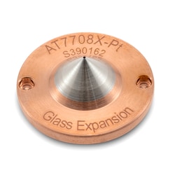 Glass Expansion&nbsp;Platinum Skimmer Cone with Copper Base for Agilent 7700x/7800/8800 (G3280-67060)
