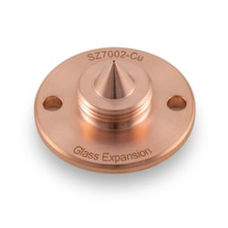 Glass Expansion Copper Skimmer Cone for Shimadzu ICPM-2030, Quantity: Each