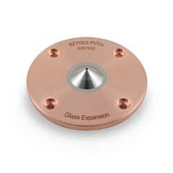 Glass Expansion Platinum Sampler Cone (10mm) for Shimadzu ICPM-2030, Quantity: