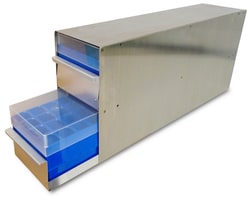 Boca Scientific Inc BOCARACK850 Freezer Storage System for 50ml Conical Tubes, Freezer Rack with Tube Storage Boxes, Capacity of 128 Tubes