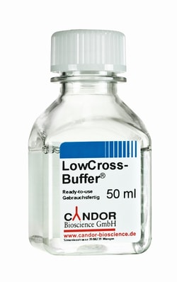 Boca Scientific Inc LowCross-Buffer, 50ml Minimize nonspecific binding, cross-reactivities and matrix effects in immunoassays.