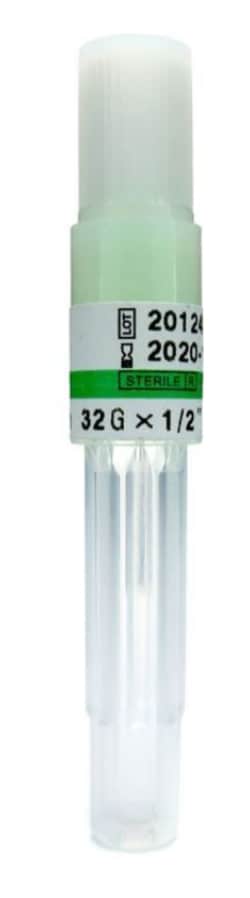 Accutome 32g, 0.5" Hypodermic Needle, 100/pk, Quantity: Pack of 100