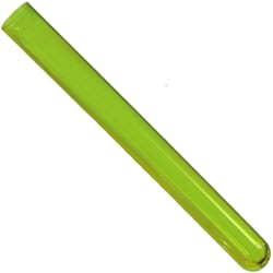 LAKE CHARLES MFG 16x150mm Test Tubes, Polystyrene, Round BTM, 20ml Vol, Neon Green, Karter Scientific 400F1 (Case of 1000)