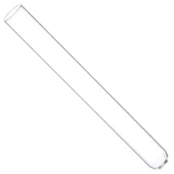 LAKE CHARLES MFG&nbsp;16x150mm Test Tubes, Polystyrene, Round BTM, 20ml Vol, Clear, Karter Scientific 400A1 (Case of 1000)