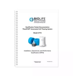 BIOLIFE SOLUTIONS INC ThawSTAR IOP Qualification Packet, Quantity: Each