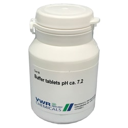 CTL Scientific Supply Corp BUFFER TABLETS GURR 7.2 50TBLS, Quantity: Pack