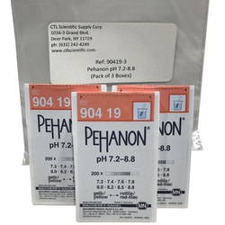 CTL Scientific Supply Corp PEH. PH 7.2-8.8 ,PK/600 STRIPS