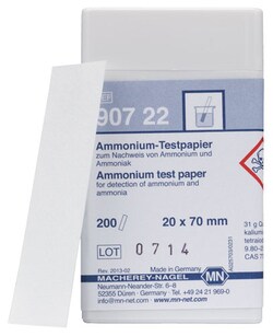 CTL Scientific Supply Corp AMMONIUM TEST PAPER, Quantity: Each of 1