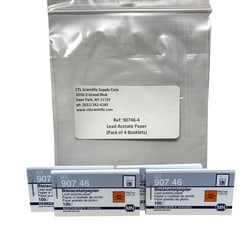 CTL Scientific Supply Corp LEAD ACETATE PAPER,PK/4 BOOKS, Quantity: Pack