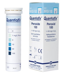 CTL Scientific Supply Corp QUANTOFIX Peroxide Test Strips, 100/bx, Quantity: