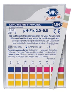 CTL Scientific Supply Corp PH INDICATOR STRIPS 2.0-9.0, Quantity: Each