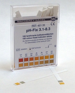 CTL Scientific Supply Corp PH-FIX 3.1-8.3,100 TEST STRIPS