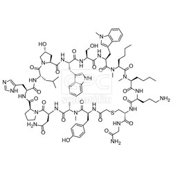 CPC Scientific cyclo(AcTyr-MeAla-Asn-Pro-His-Leu-Hyp-Trp-Ser-Trp(Me)-MeNle-MeNle-Orn-Cys)-Gly-NH2