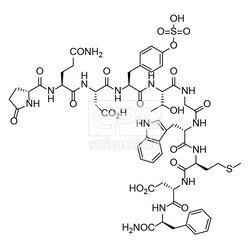 CPC Scientific Glp-Gln-Asp-Tyr(SO3H)-Thr-Gly-Trp-Met-Asp-Phe-NH2 1MG, Quantity: