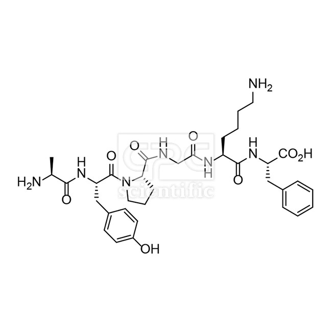 CPC Scientific HAlaTyrProGlyLysPheOH (trifluoroacetate salt) 5MG CPC Scientific HAlaTyrProGlyLysPheOH (trifluoroacetate salt) 5MG