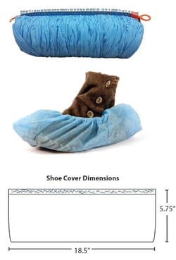 Protexer Corporation Shoe Cover Refill - Non-skid, Non-woven, Polypropylene