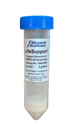 Advanced Biomatrix LifeSupport Support Slurry for FRESH Bioprinting