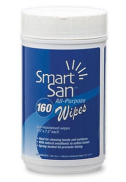 BEST SANITIZERS Smart-San All-Purpose Wipes, Quantity: Case of 6