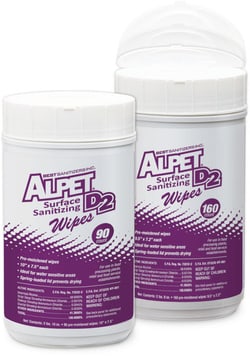 BEST SANITIZERS Alpet D2 Surface Sanitizing Wipes, 160 ct. Medium Duty,