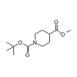 Accela Chembio Inc&nbsp;Methyl N-boc-piperidine-4-carboxylate |  25g |  124443-68-1 |  MFCD02183584 |  97+% |  D: 1.07 |  Shelf Life: 1800 Days |  Light Sensitive/moisture Sensitive/n2