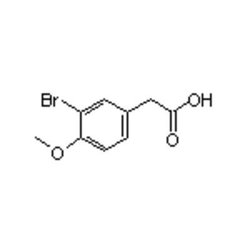 Accela Chembio Inc (3-bromo-4-methoxyphenyl)acetic Acid |  25g |  774-81-2 |  MFCD00017538 |  96% |  Shelf Life: 1980 Days |  Light Sensitive
