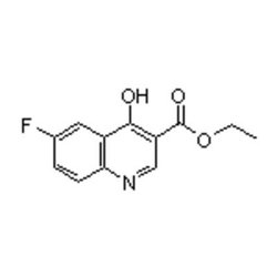 Accela Chembio Inc&nbsp;Ethyl 6-fluoro-4-hydroxyquinoline-3-carboxylate |  25g |  318-35-4 |  MFCD00173345 |  97+% |  Shelf Life: 2520 Days |  Light Sensitive