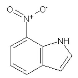Accela Chembio Inc&nbsp;7-nitroindole |  25g |  6960-42-5 |  MFCD00005683 |  98% |  Shelf Life: 1620 Days |  Light Sensitive/n2