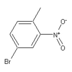 Accela Chembio Inc&nbsp;4-bromo-2-nitrotoluene |  100g |  60956-26-5 |  MFCD00041243 |  96% |  Shelf Life: 1260 Days |  Light Sensitive
