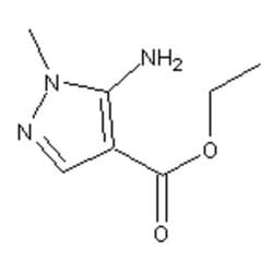 Accela Chembio Inc&nbsp;Ethyl 5-amino-1-methylpyrazole-4-carboxylate |  25g |  31037-02-2 |  MFCD00051652 |  98% |  Shelf Life: 1260 Days |  Moisture Sensitive/light Sensitive