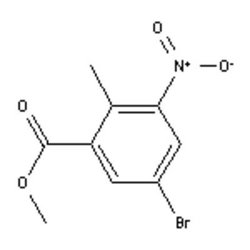 Accela Chembio Inc&nbsp;Methyl 5-bromo-2-methyl-3-nitrobenzoate |  1g |  220514-28-3 |  MFCD07781280 |  97+% |  Shelf Life: 1080 Days |  Regular