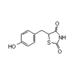 Accela Chembio Inc&nbsp;5-(4-hydroxybenzyl)thiazolidine-2 | 4-dione |  1g |  74772-78-4 |  MFCD00754499 |  95+% |  Shelf Life: 1620 Days |  Light Sensitive/+4