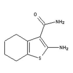 Accela Chembio Inc&nbsp;2-amino-4 | 5 | 6 | 7-tetrahydrobenzo[b]thiophene-3-carboxamide |  5g |  4815-28-5 |  MFCD00111277 |  97+% |  Shelf Life: 1800 Days |  Light Sensitive/+4